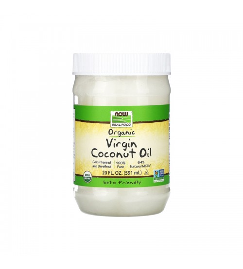 Кокосовое масло Now Foods Real Food Organic Virgin Coconut Oil 591ml